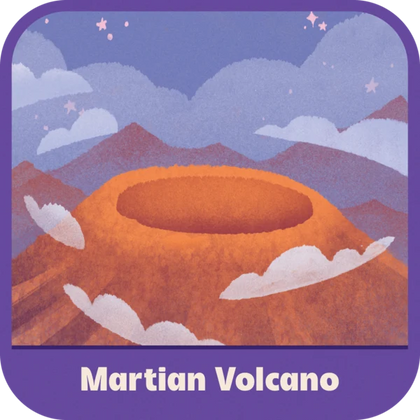Martian Volcano
